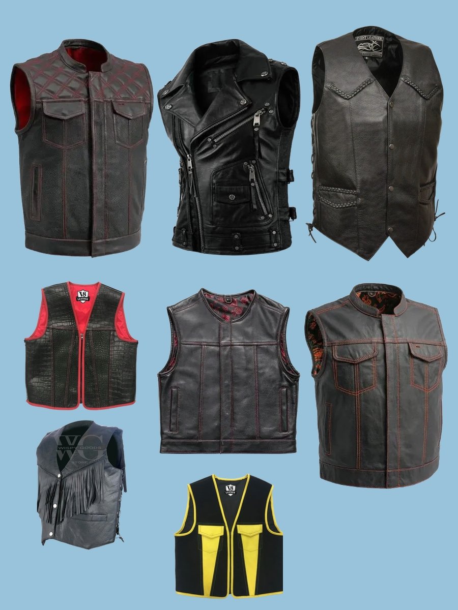 Ride in Style: The Ultimate Men's Motorcycle Vests