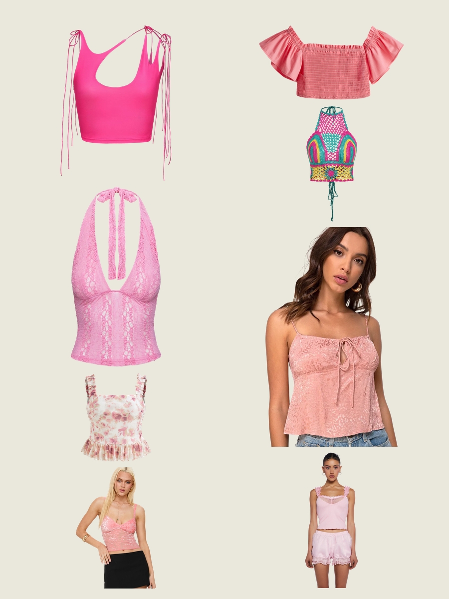 Tank Top Cropped Sleeveless Women's Dark Pink Rockstar: Your Ultimate Style!