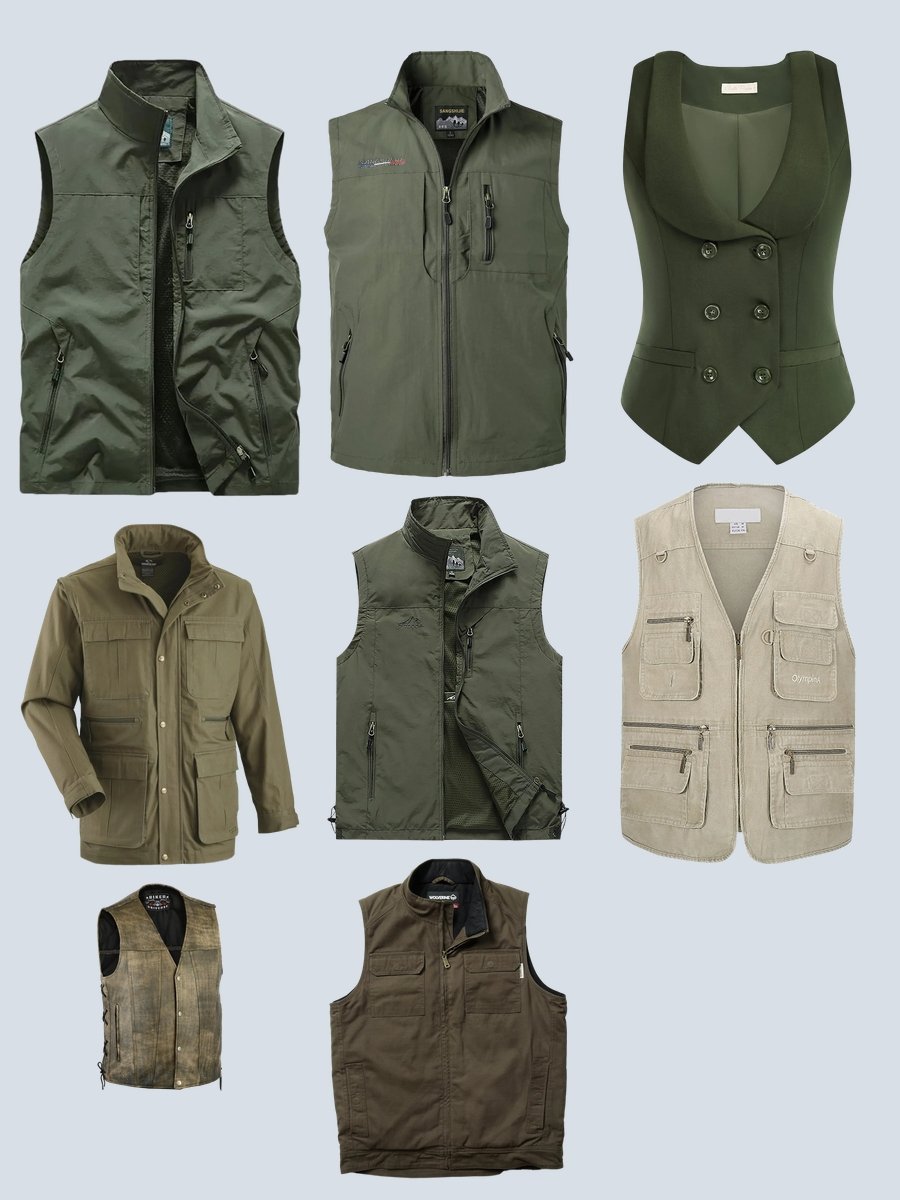 Transform Your Look: The Olive Green Shooting Vest