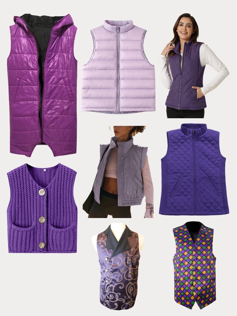 Purple Vest Mens: Elevate Your Style Game
