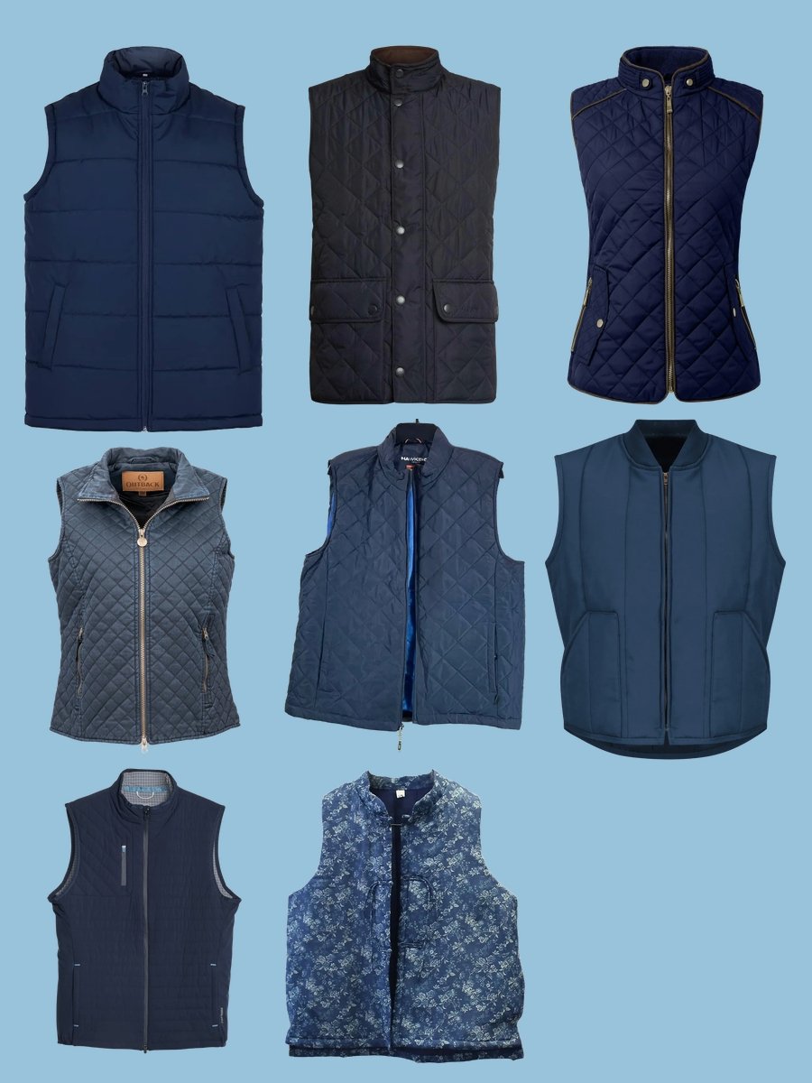 Vest Mens: Rocking the Navy Quilted Look