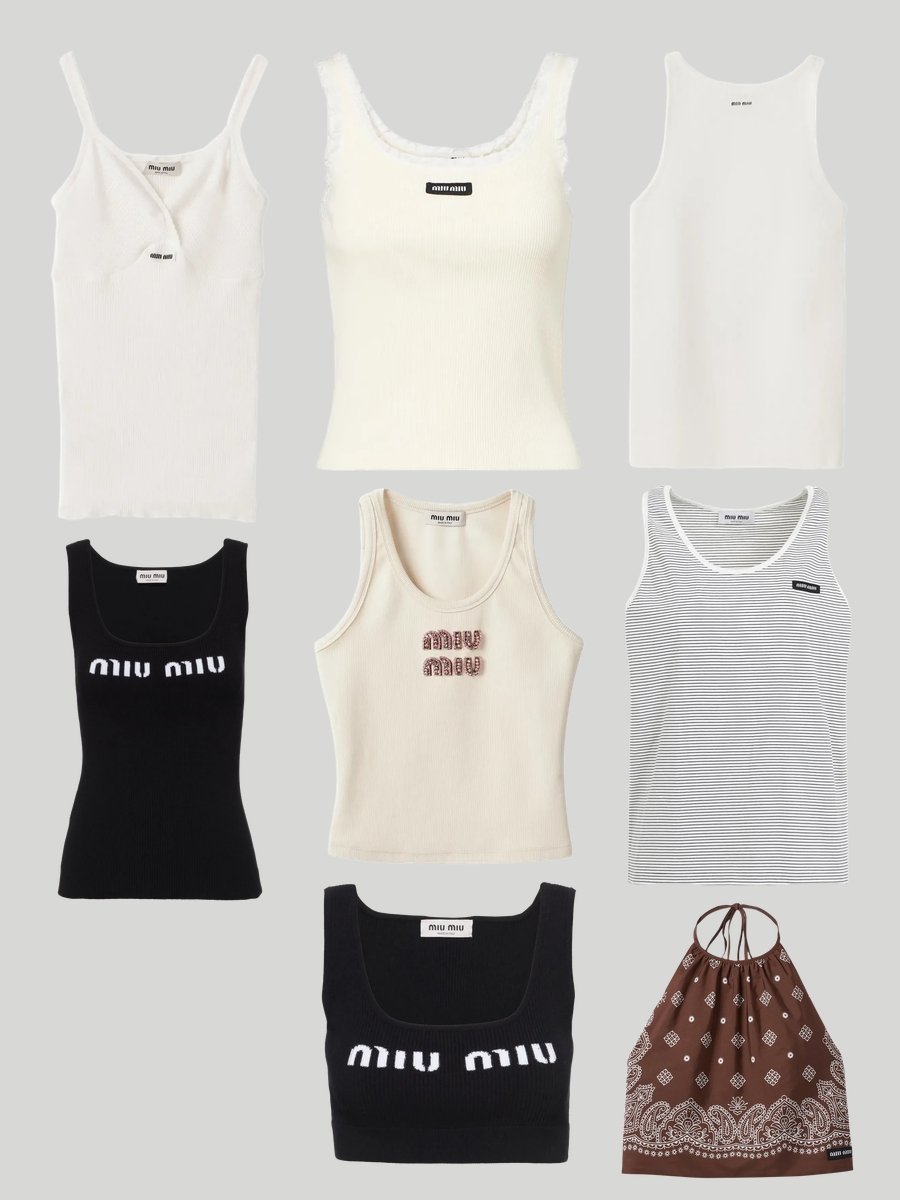 Miu Miu Tank Top: Your Ultimate Fashion Staple