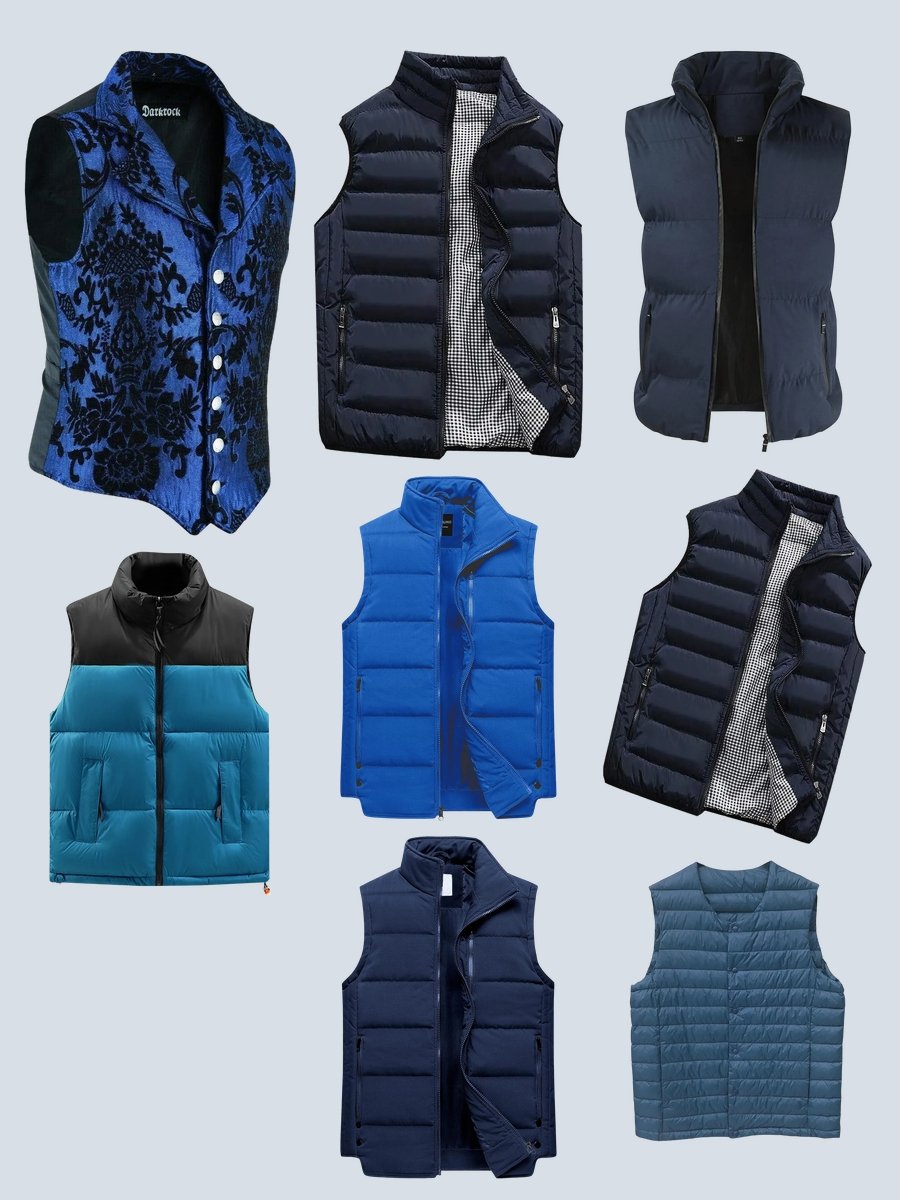 Vest for Men: Blue Styles to Level Up Your Game