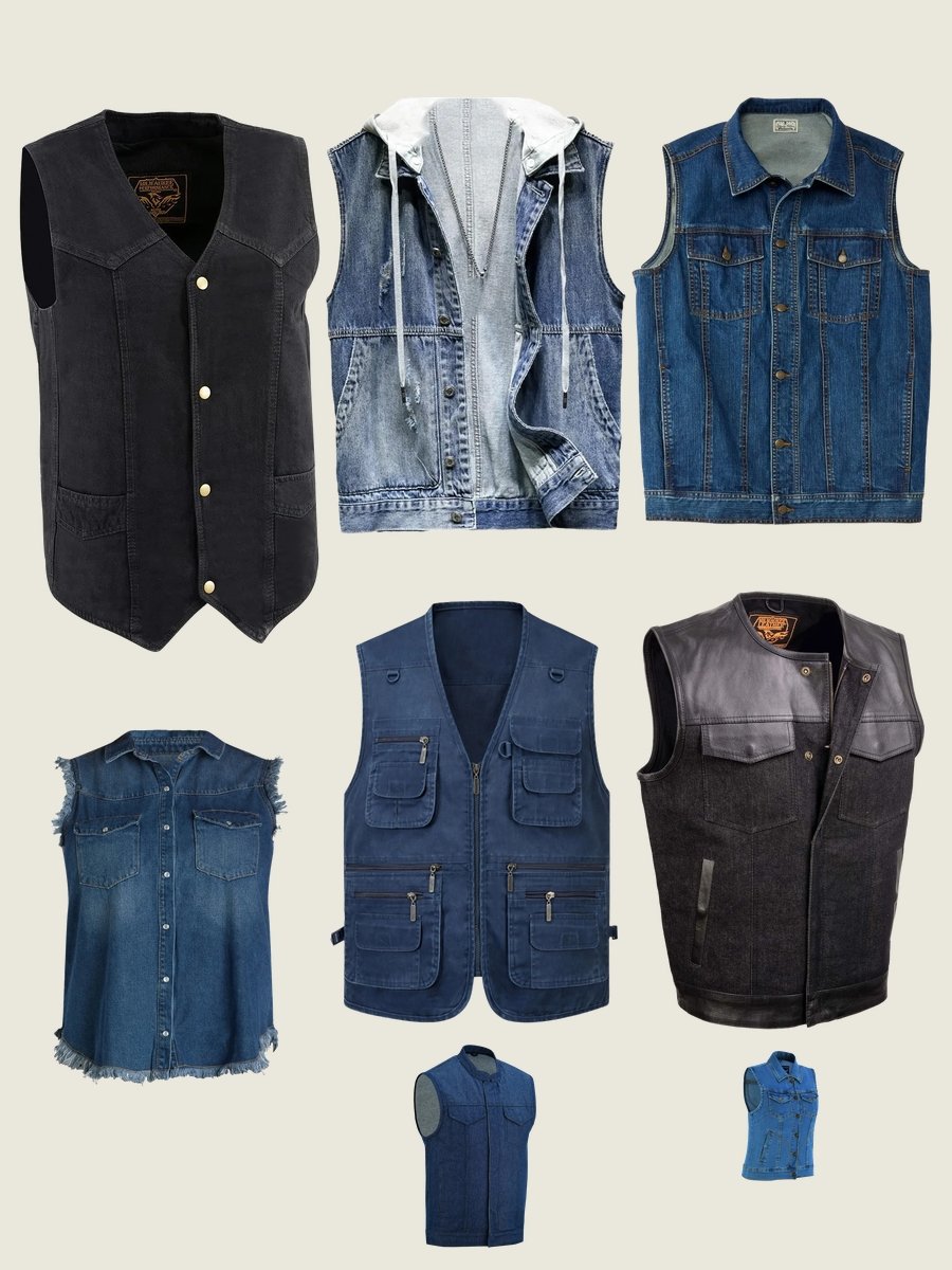 Western Vests Men: Denim Style You'll Love!