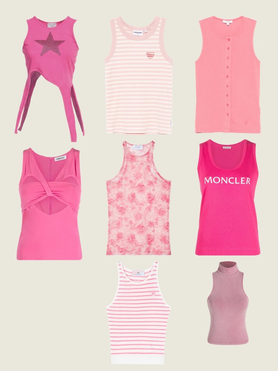Thulian Pink Tank Top: A Stylish Wardrobe Staple