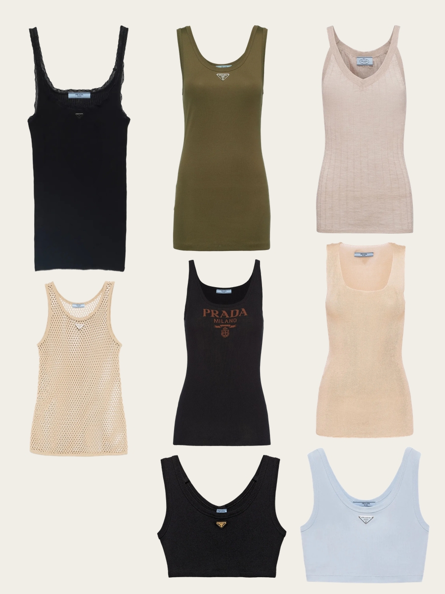 Prada Tank Top: Effortless Elegance in Every Thread