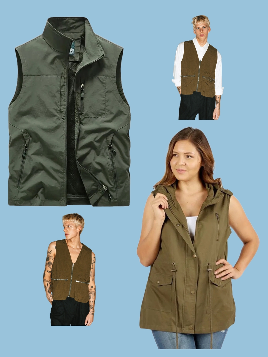 Vest Cargo Chic: Rock the Olive Trend Now!