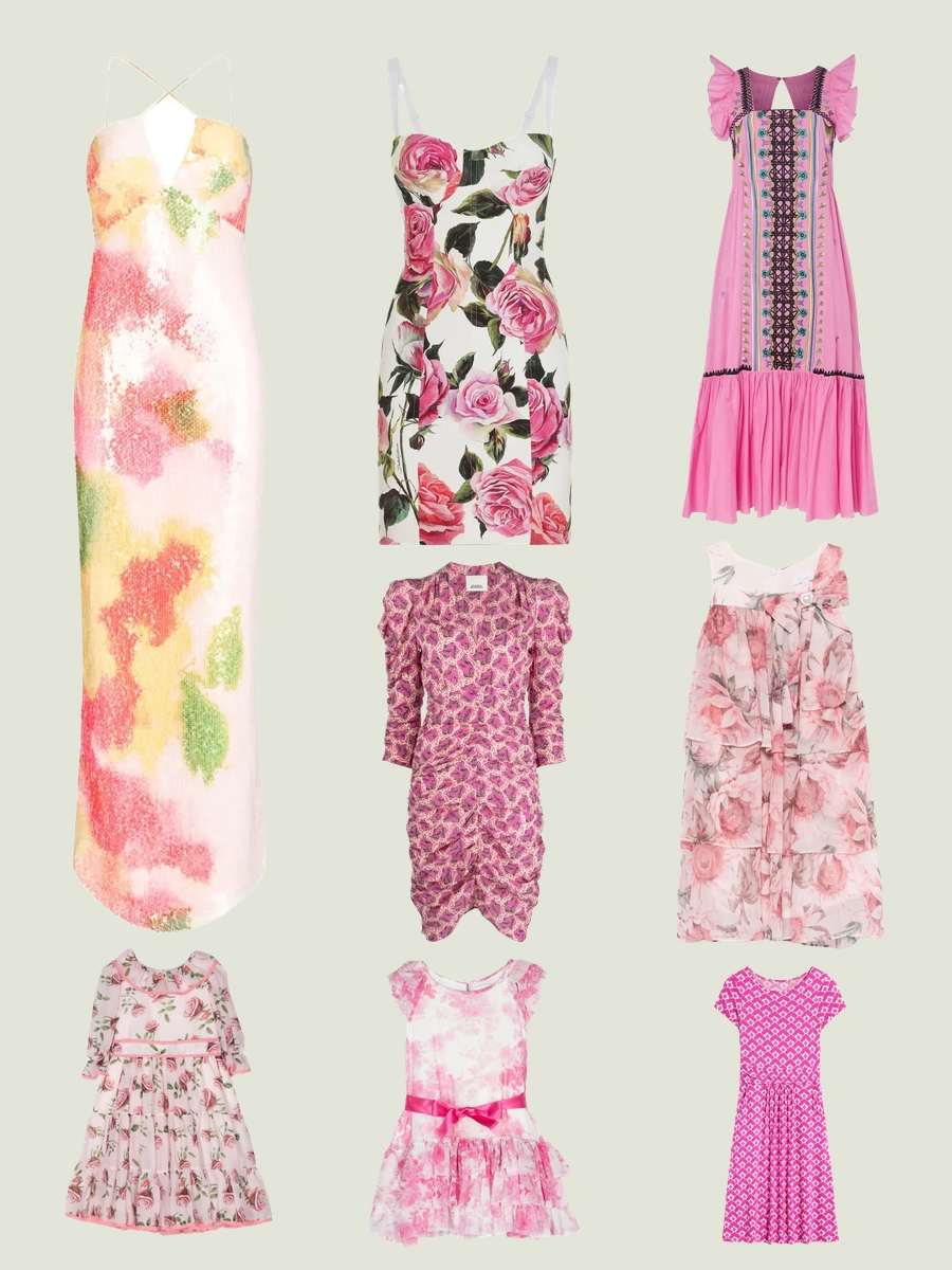 Vestido Niña: The Pink Floral Dress Delight