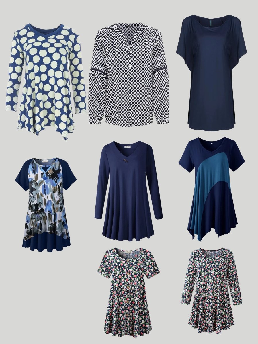 Embrace Elegance: The Navy Velvet Tunic Affair