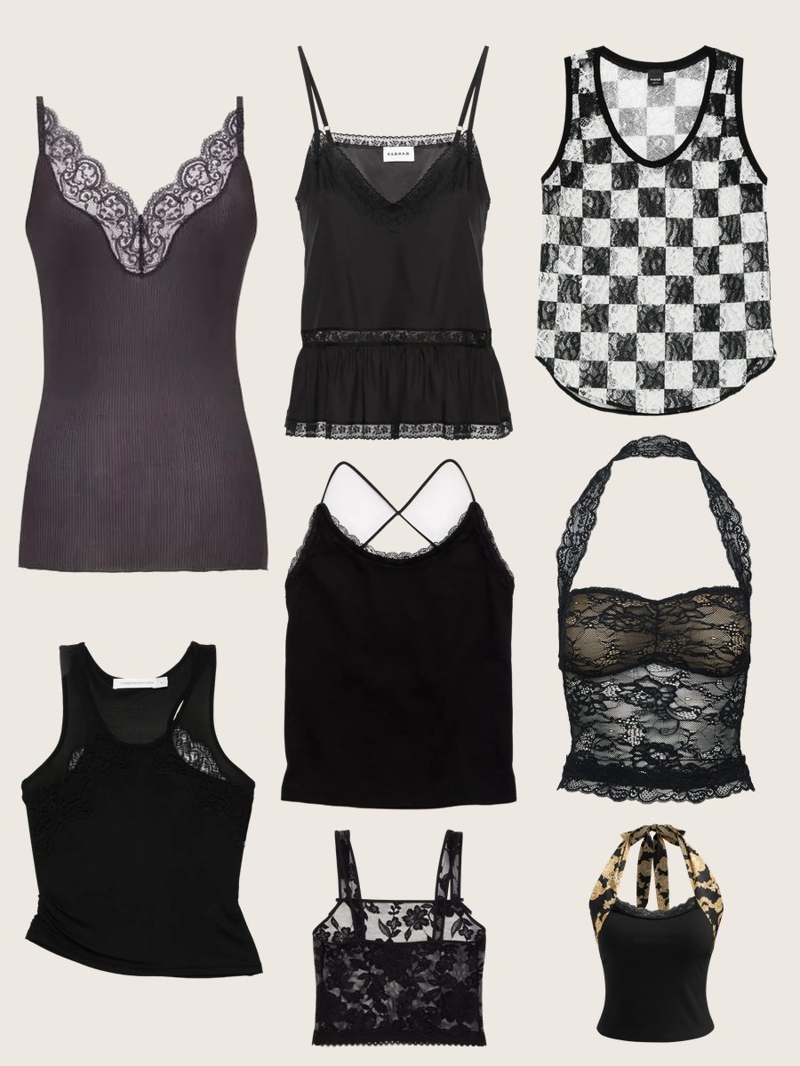Sexy Tank Tops: Rock the Lace Trim Look!