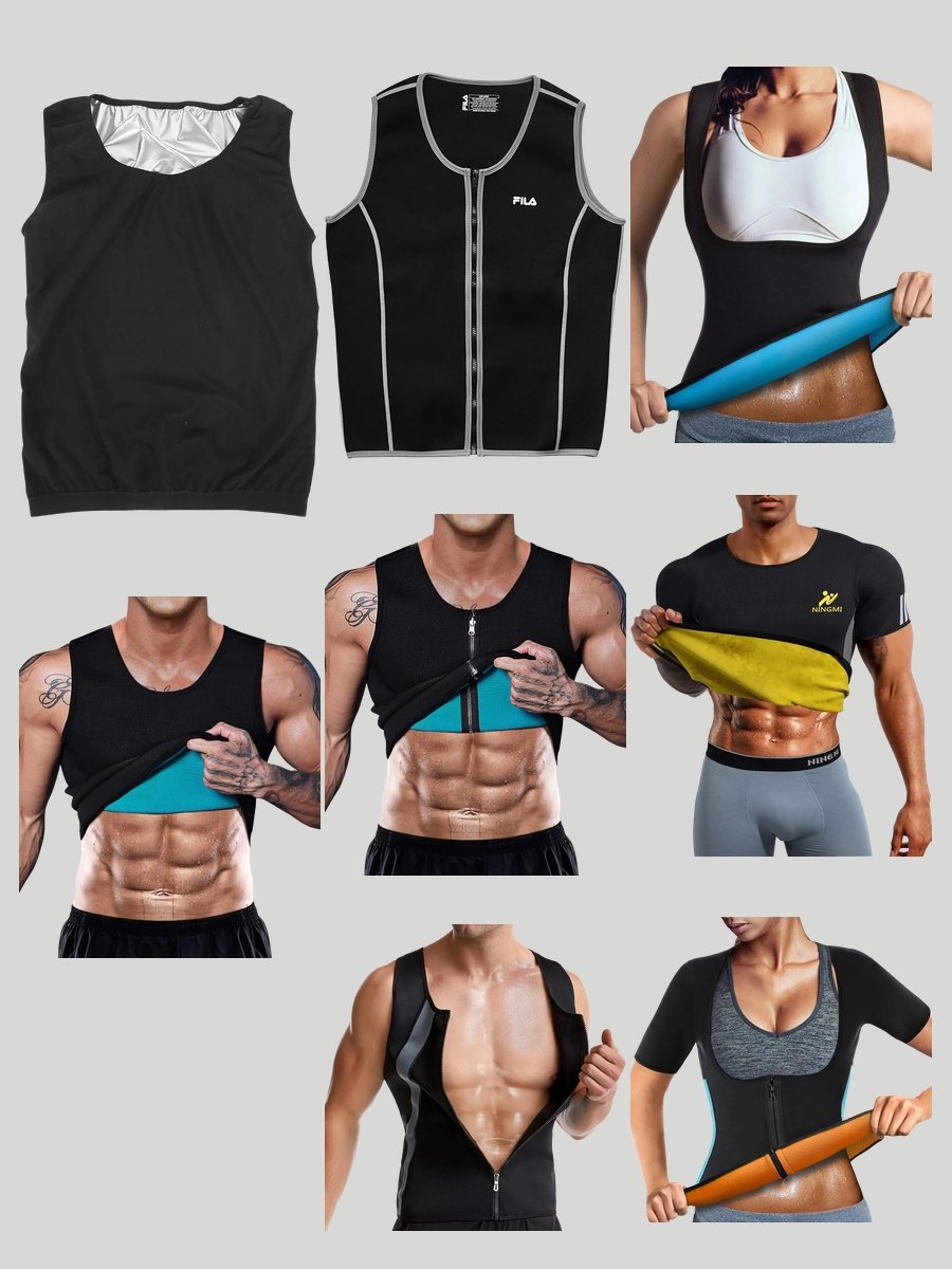 Rock the Look: Black Neoprene Sweat Vest Power