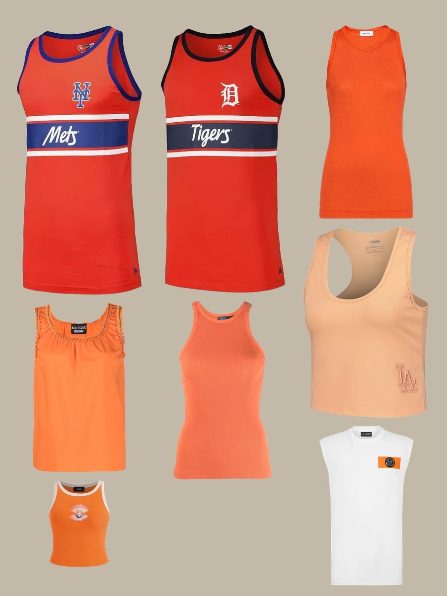 Bright and Bold: Style the Orange Tank Top