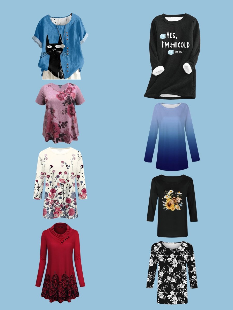 Tunic Tops for Women: Flowers, Fun, and Flair!