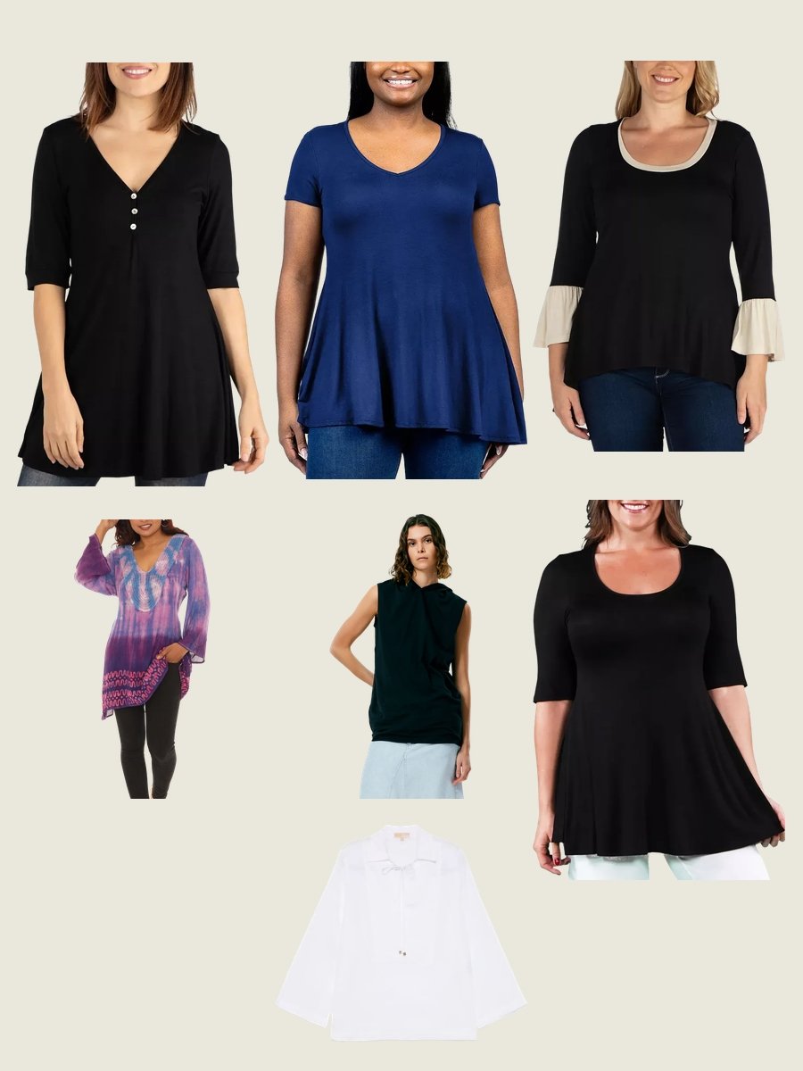 Effortlessly Chic: Flowy Cotton Tunic Top Magic