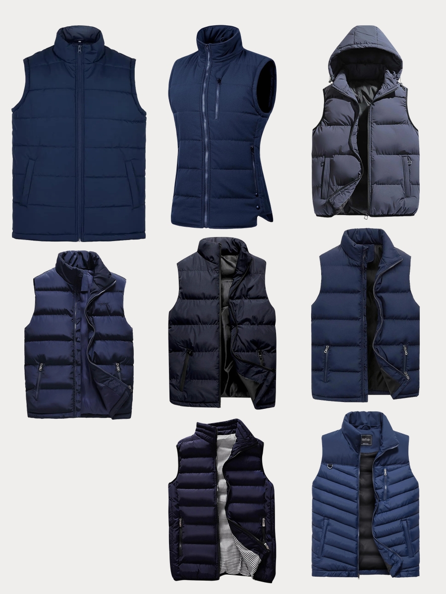 Puffy Vest Perfection: Styling the Navy Puffer