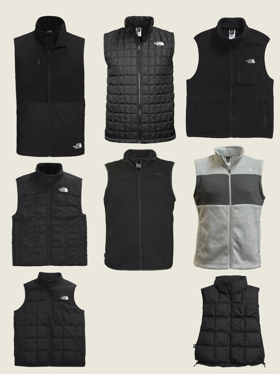 Unveil Chic: The Black North Face Vest