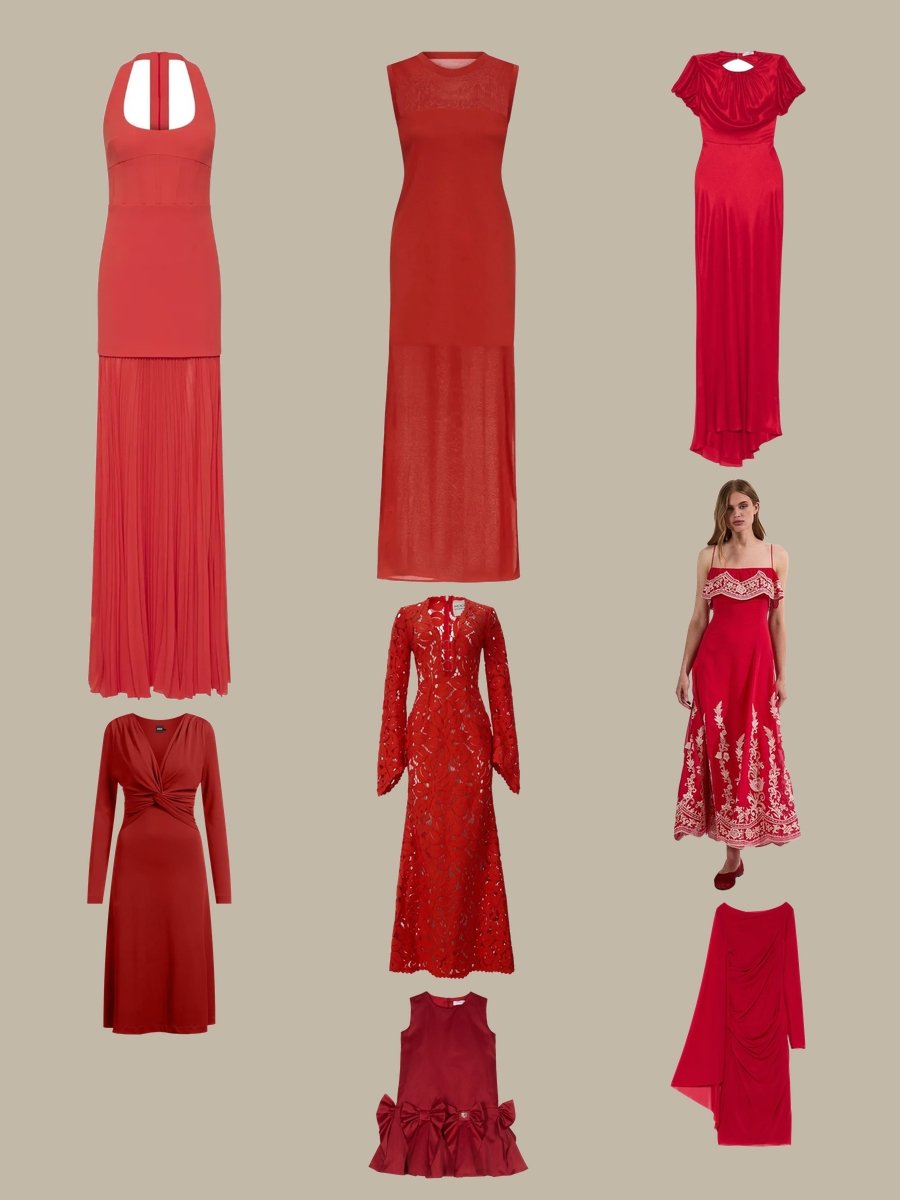 Vestidos de Fiesta en Macy's: Shine in a Red Satin Dream