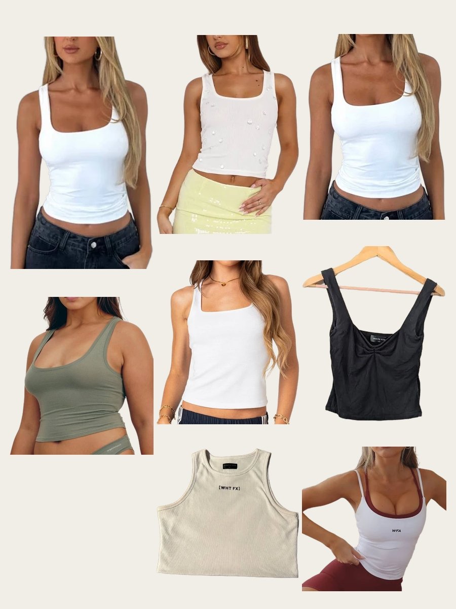 White Fox Tank Top: Versatile Style Staple!