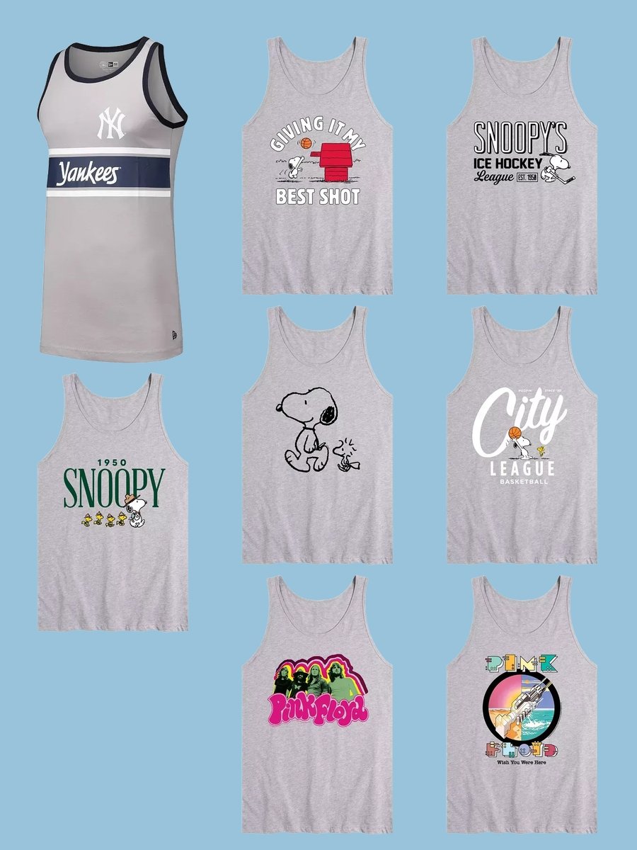 Men's Tank Tops: The Cool Gray Essential