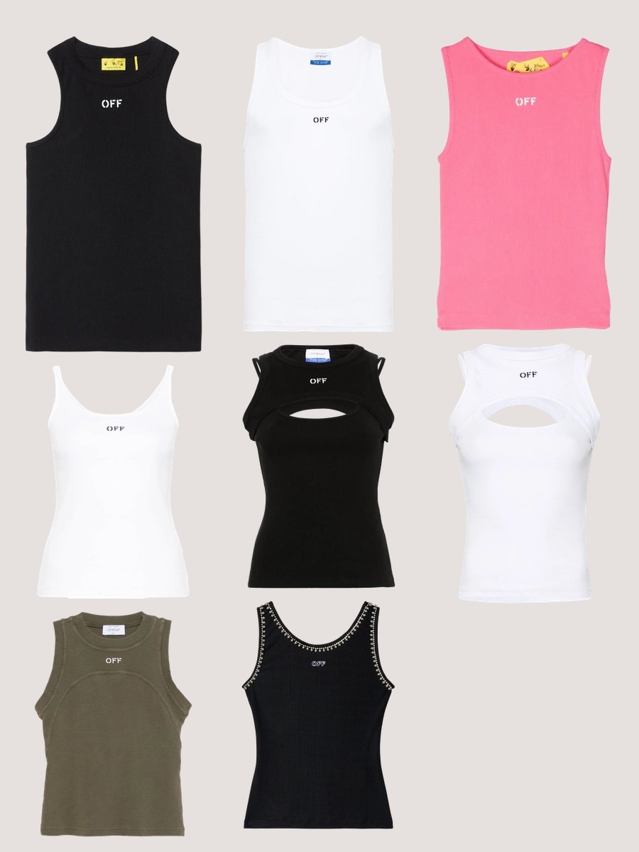 Off-White Tank Top Magic: Style Your Wardrobe Effortlessly