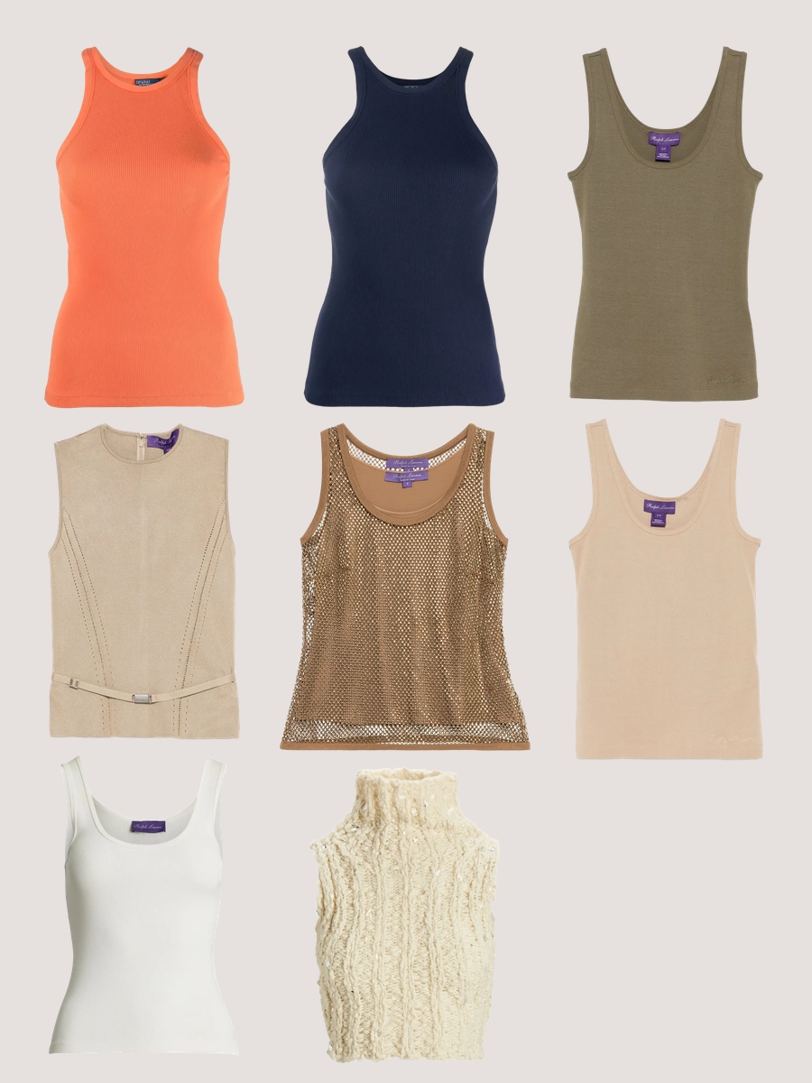 Tank Tops Ralph Lauren: Stripes with a Twist!