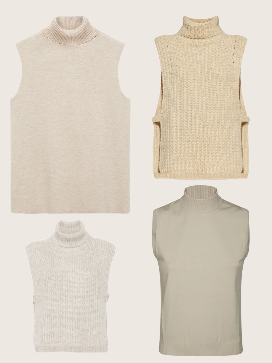 Turtleneck Vest Sweaters: The Chic Layer You Need Now!