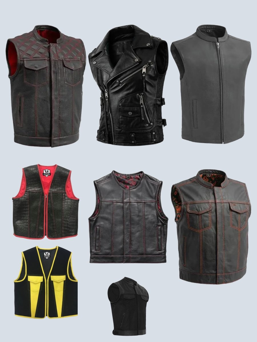 Rev Up Your Style: Men's Motorcycle Vest Magic