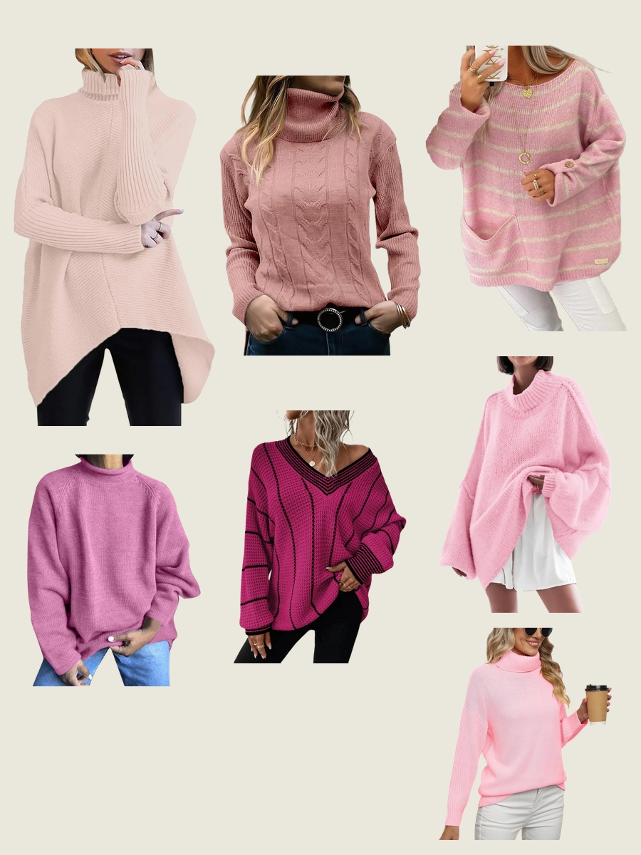 Pink Tunic Sweater Dreams: Style It Your Way