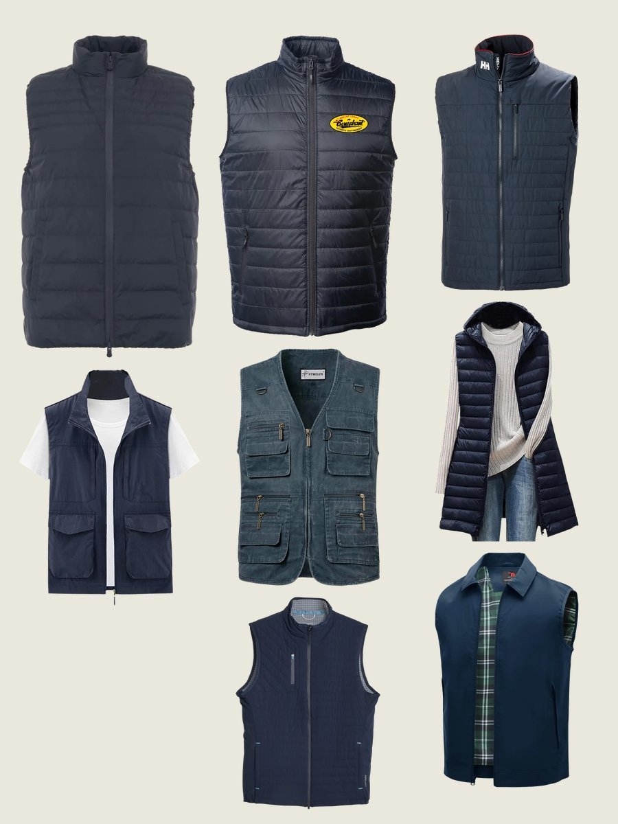 Why Every Man Needs a Navy Quilted Vest