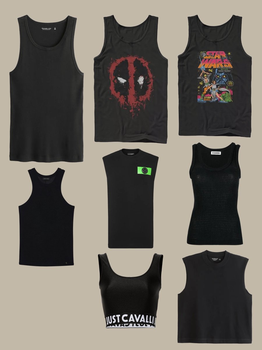 Tank Top Black Mens - Sleek and Timeless Style