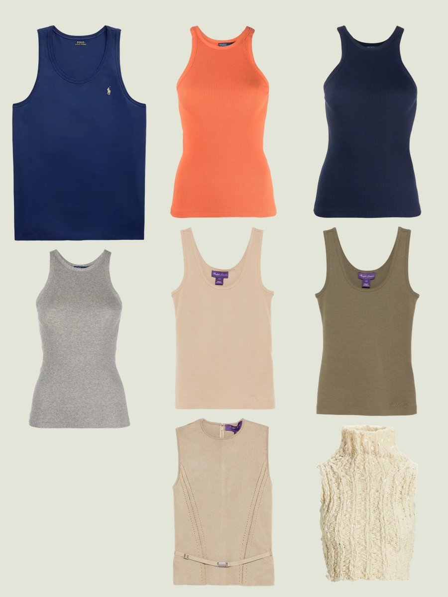 Ralph Lauren Tank Top: Chic Every Day Style Essential