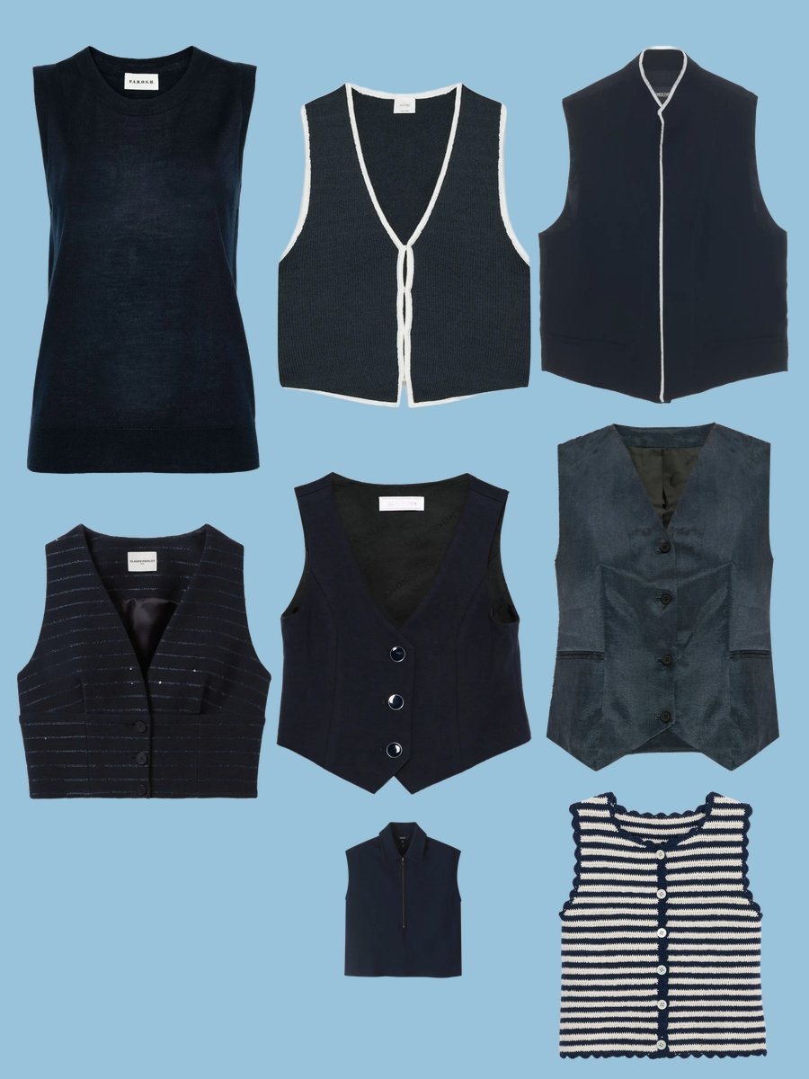 Vested Definition: Unlock the Charm of Navy Sleeveless Vests