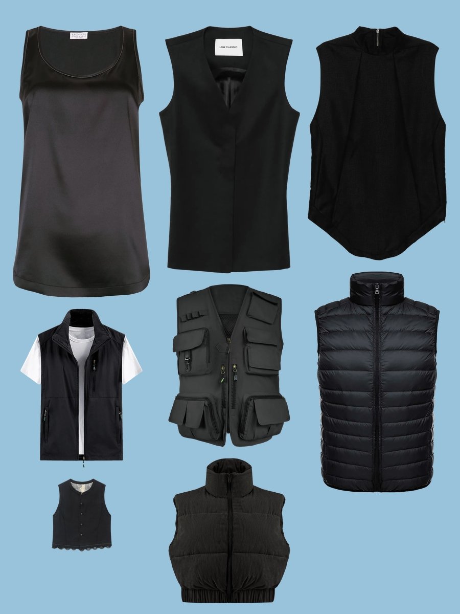 Vest Workouts: Style Your Sweat in Black Chic
