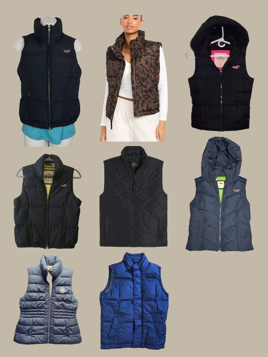 Nail Your Look with a Hollister Puffer Vest