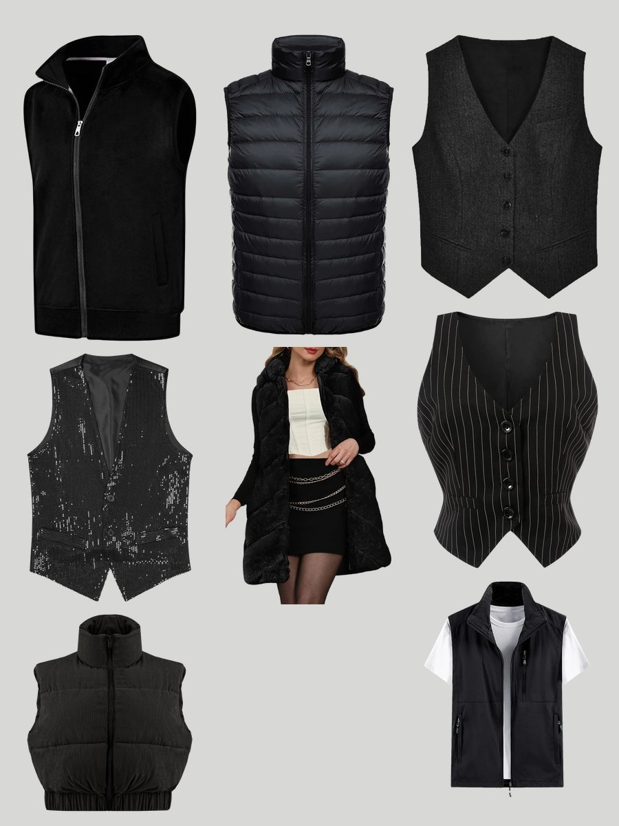 Dr Vest: The Black Sleeveless Showstopper