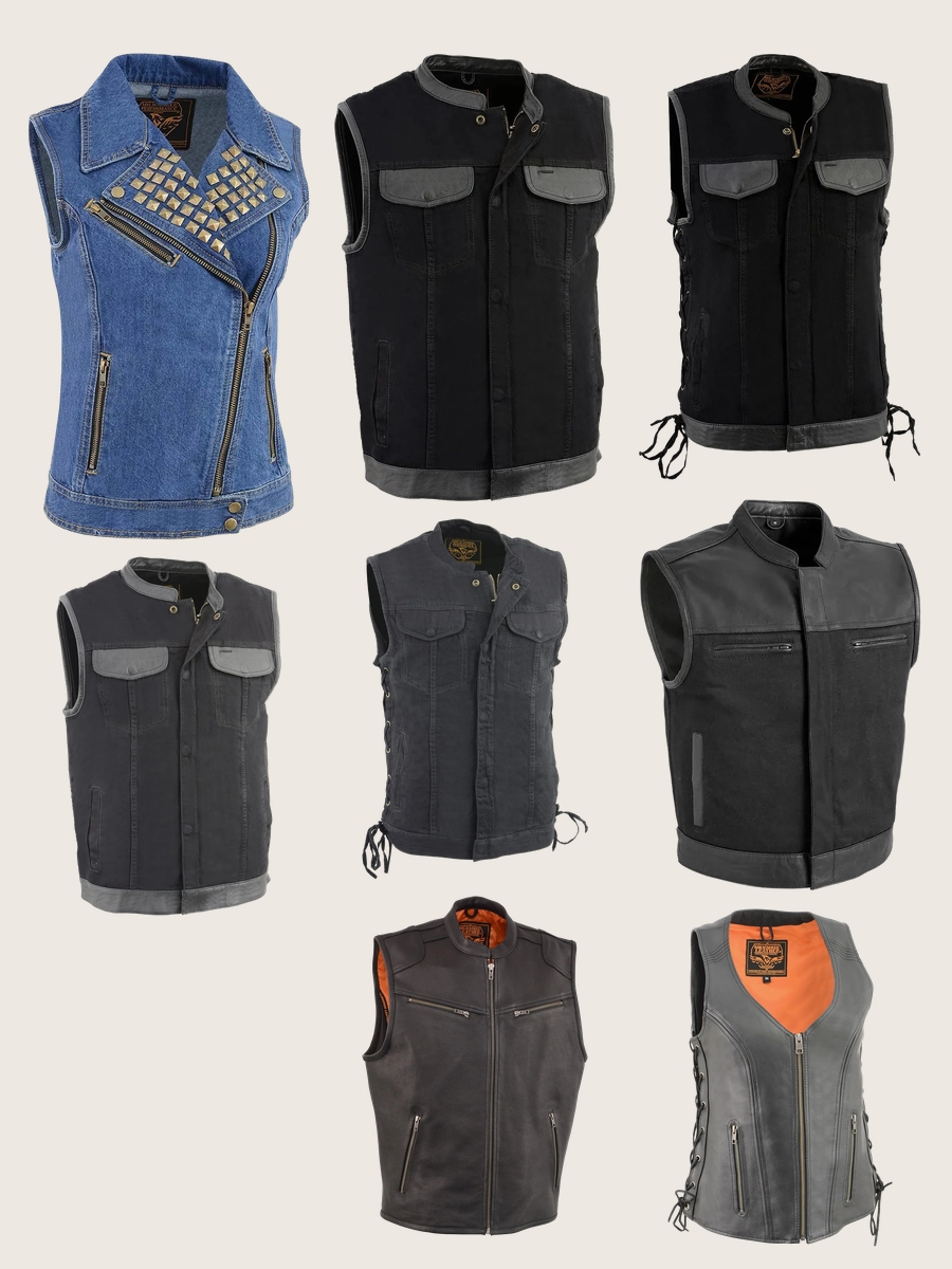 Leather Vest Men: Rock the Zippered Revolution