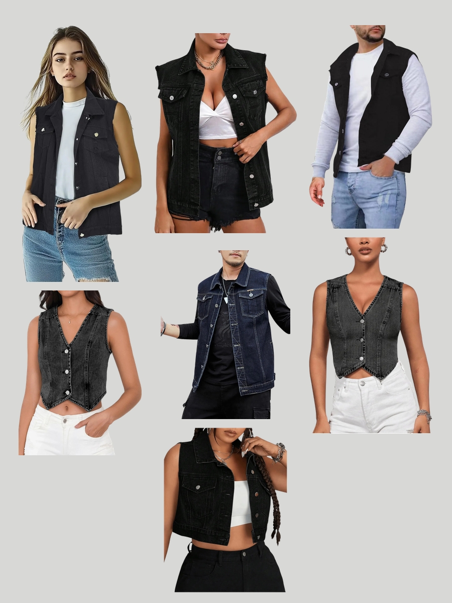 Ladies' Black Denim Vest: Your Ultimate Style Guide