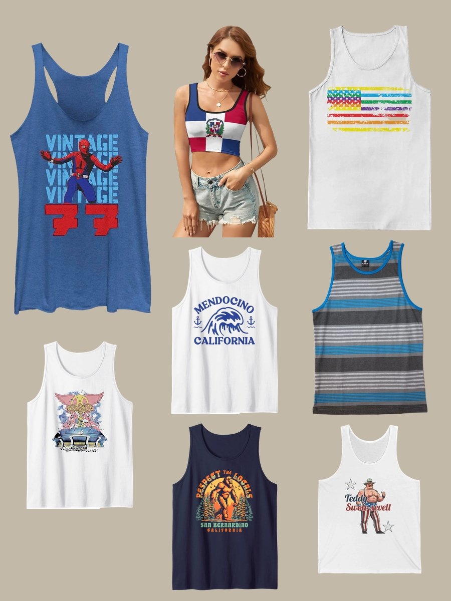 Blue Tank Top Vibes: Summer's Must-Have Piece!