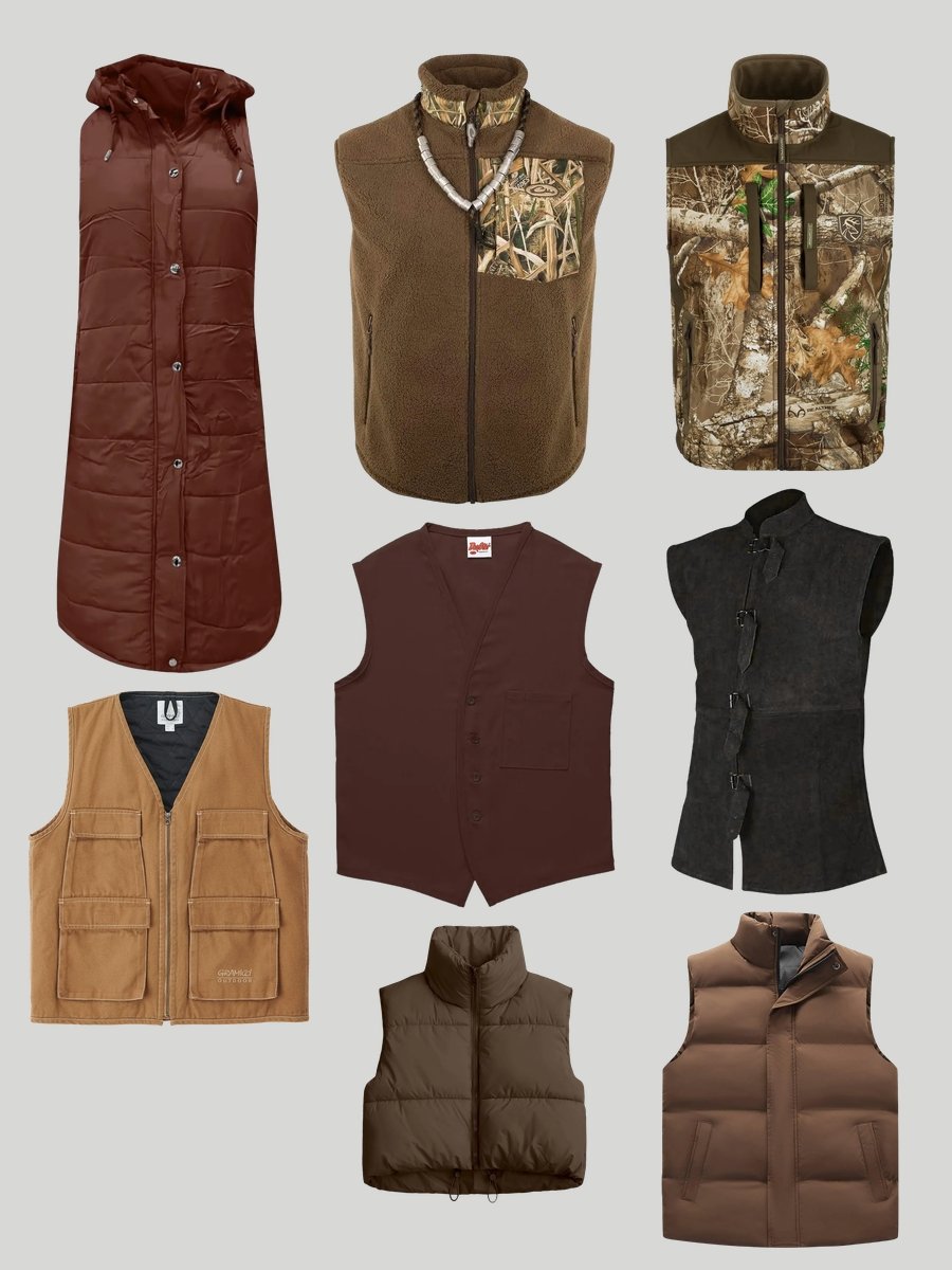 Rock the Brown Fur Vest Like a Fashion Icon