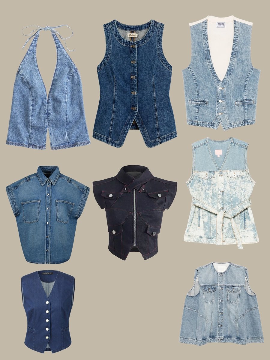 Jean Vest Tops: Denim Delight Done Right!