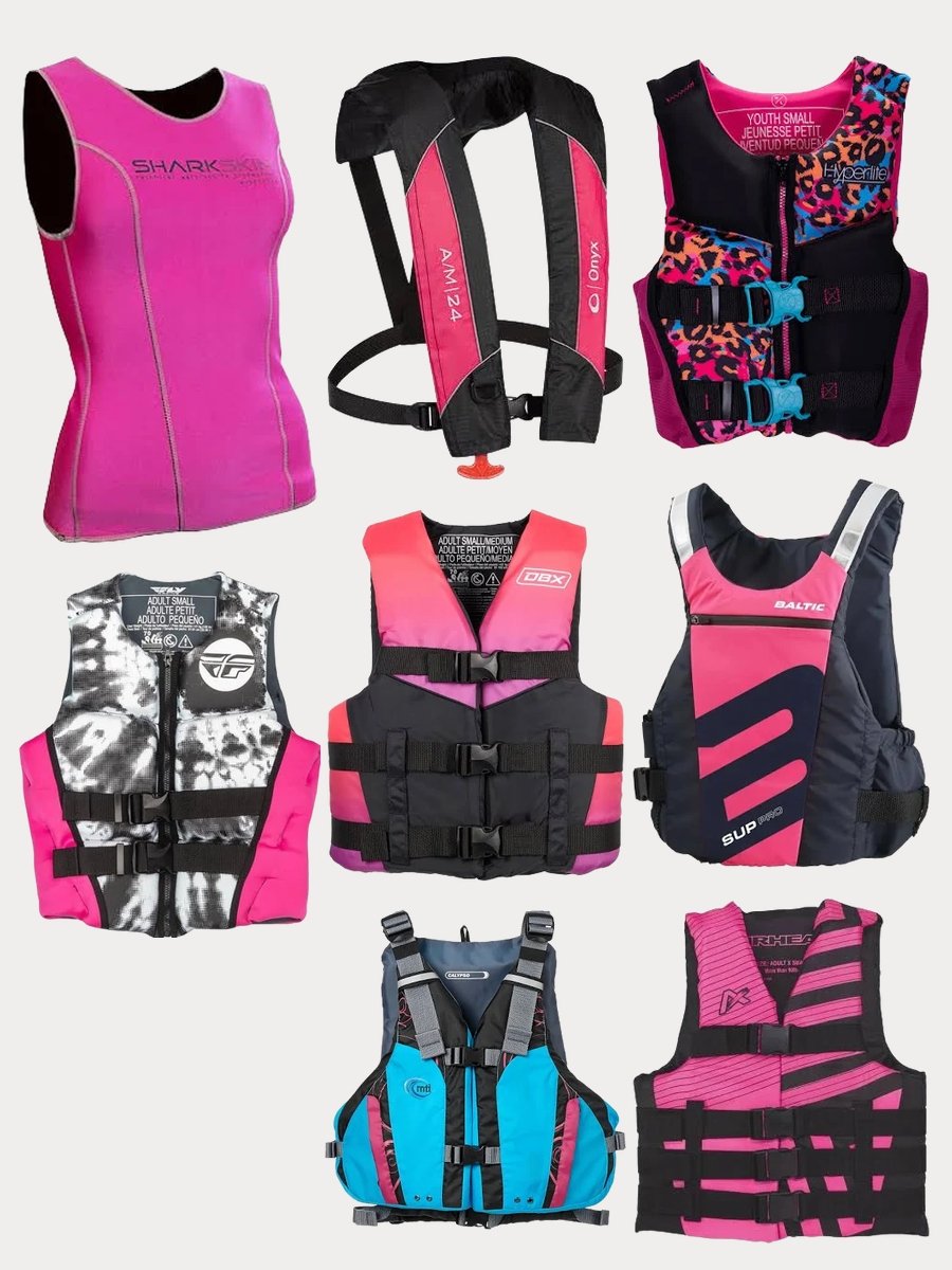 Stylish Safety: Rock That Pink Kayak Vest PFD!