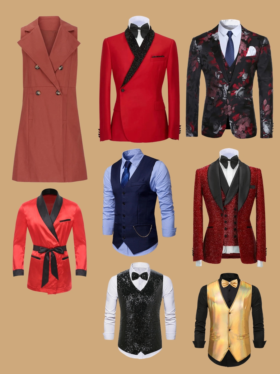 Black Suit Red Vest: Style That Speaks Volumes