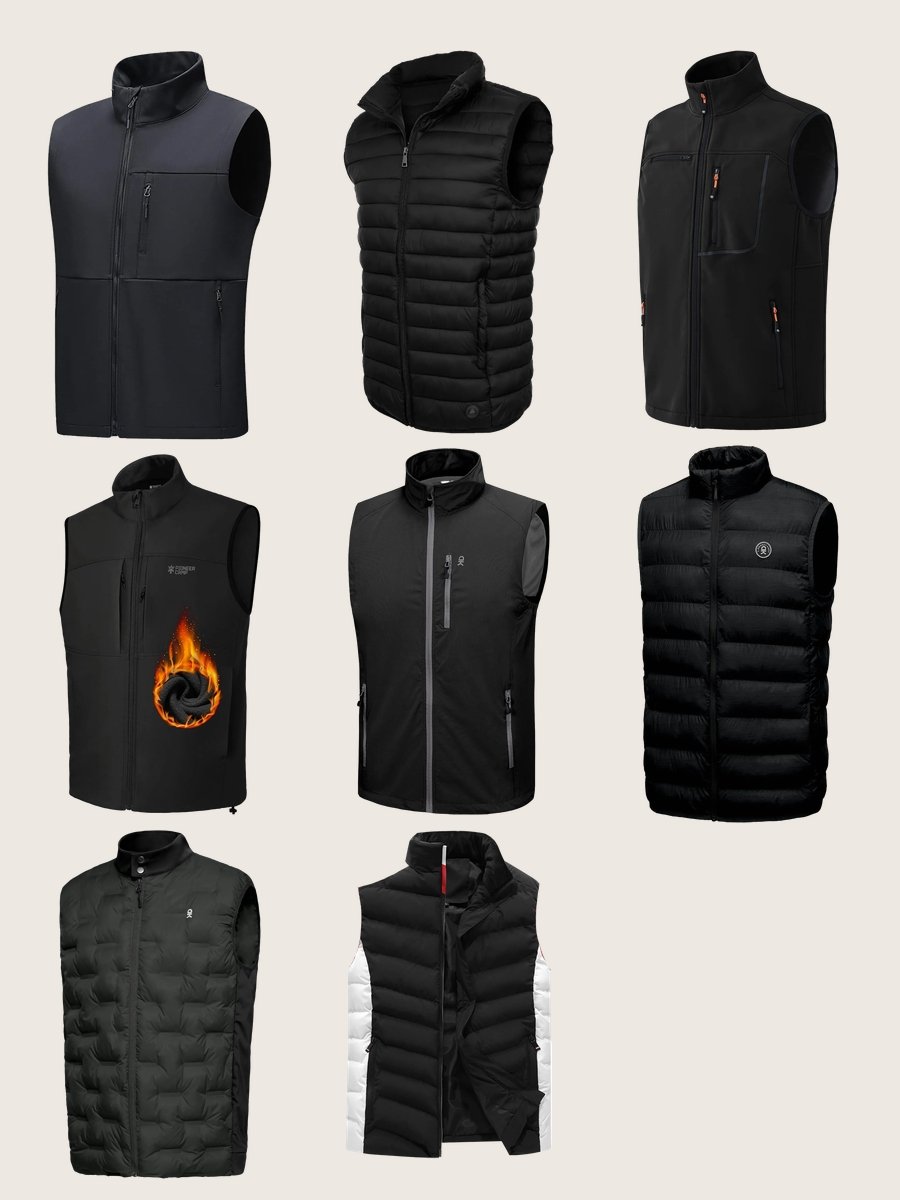 Master Cozy Style with a Black Heated Golf Vest