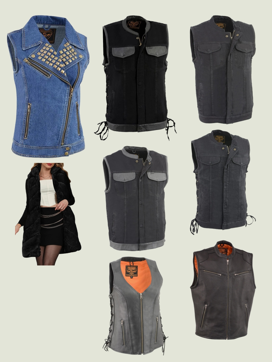 Black Leather Vest: Edgy Style Essential