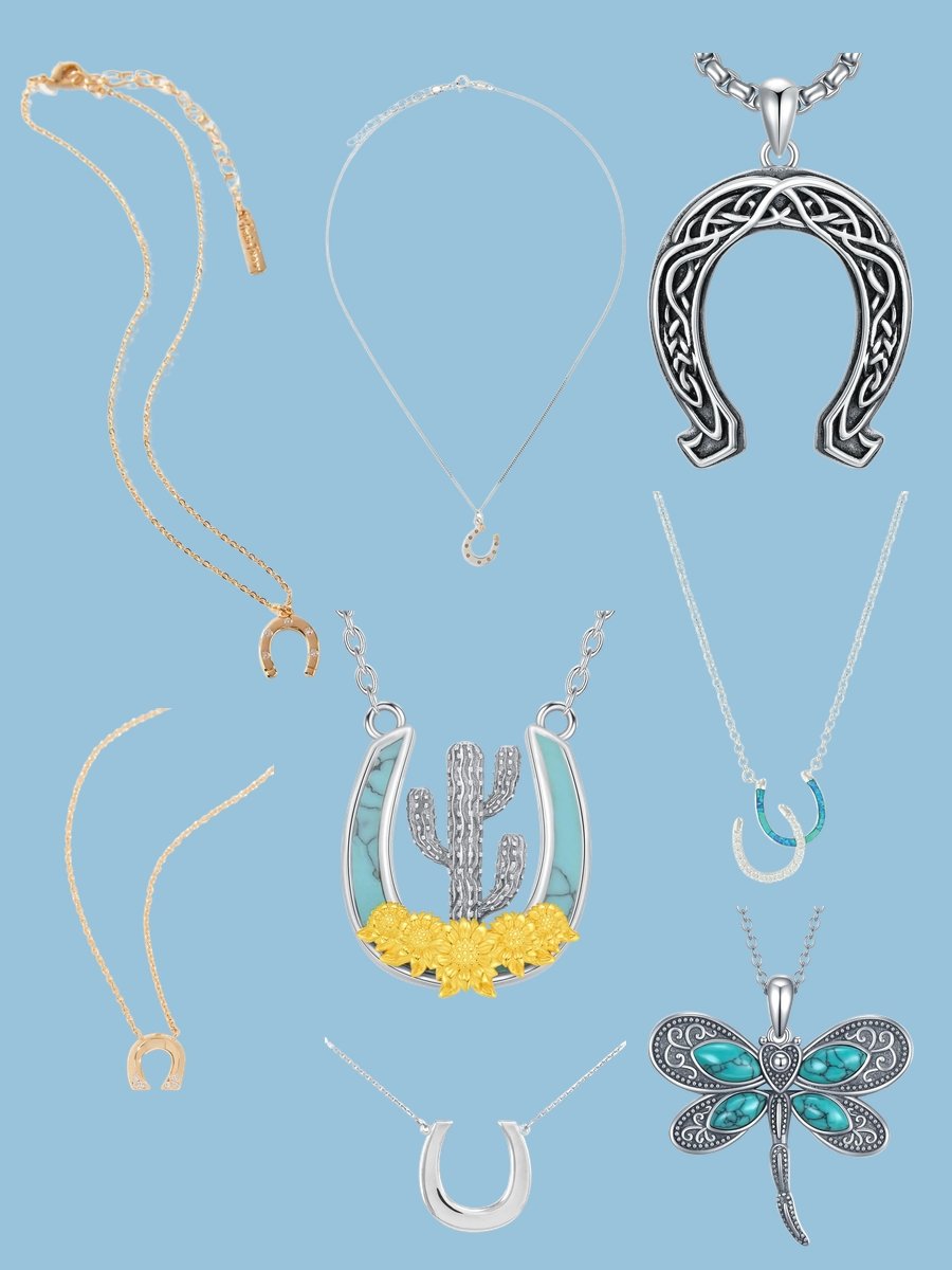 Horseshoe Tunica: Shine With a Silver Pendant Necklace