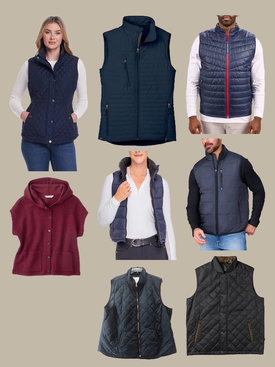 Navy Harbour Vest: Your Chic Quilted Companion
