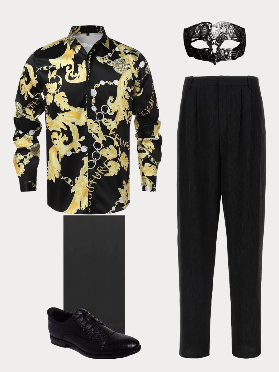 Dashing Male Masquerade Outfit Ideas