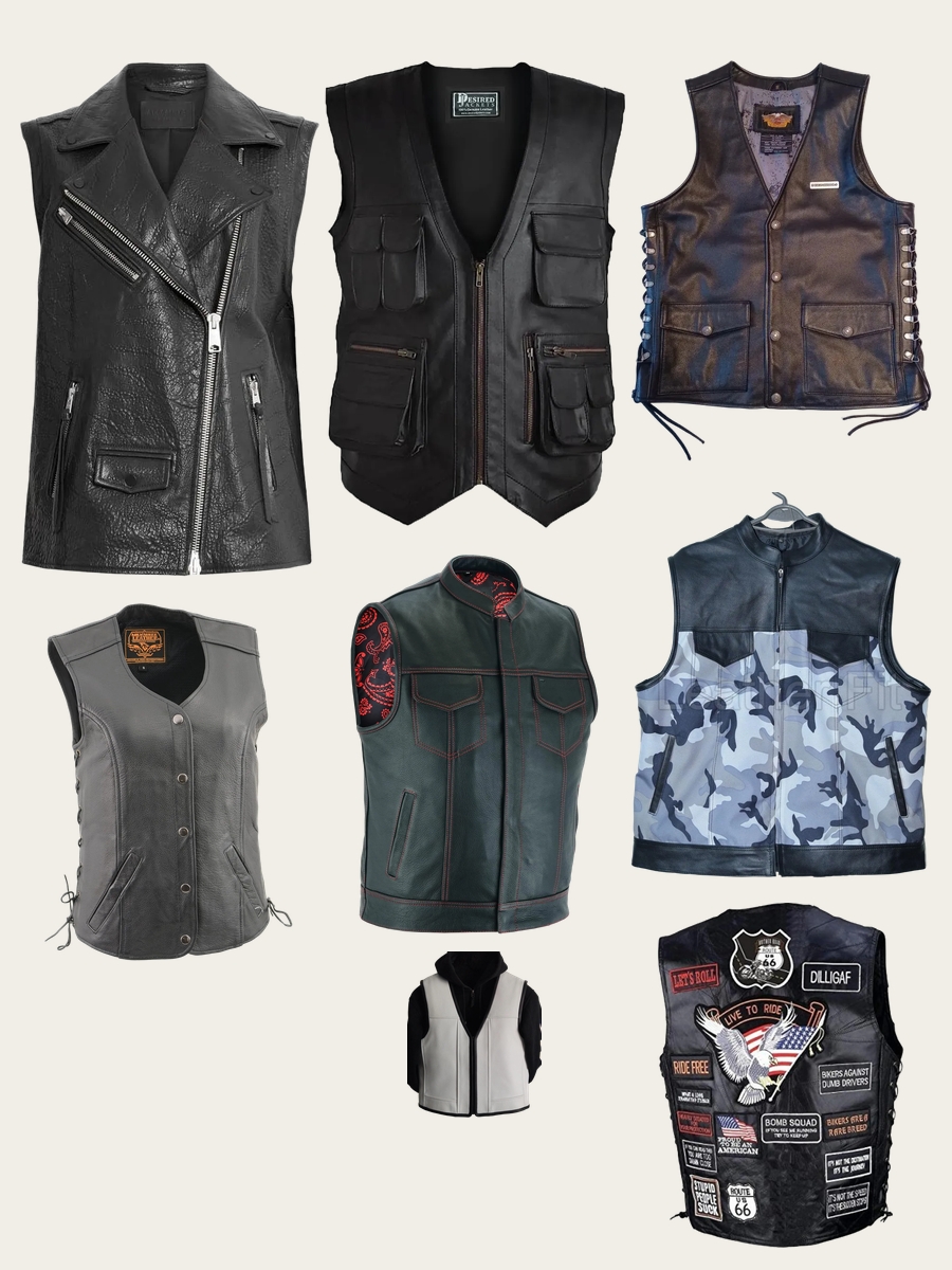 Rev Up in Style: The Biker's Leather Vest
