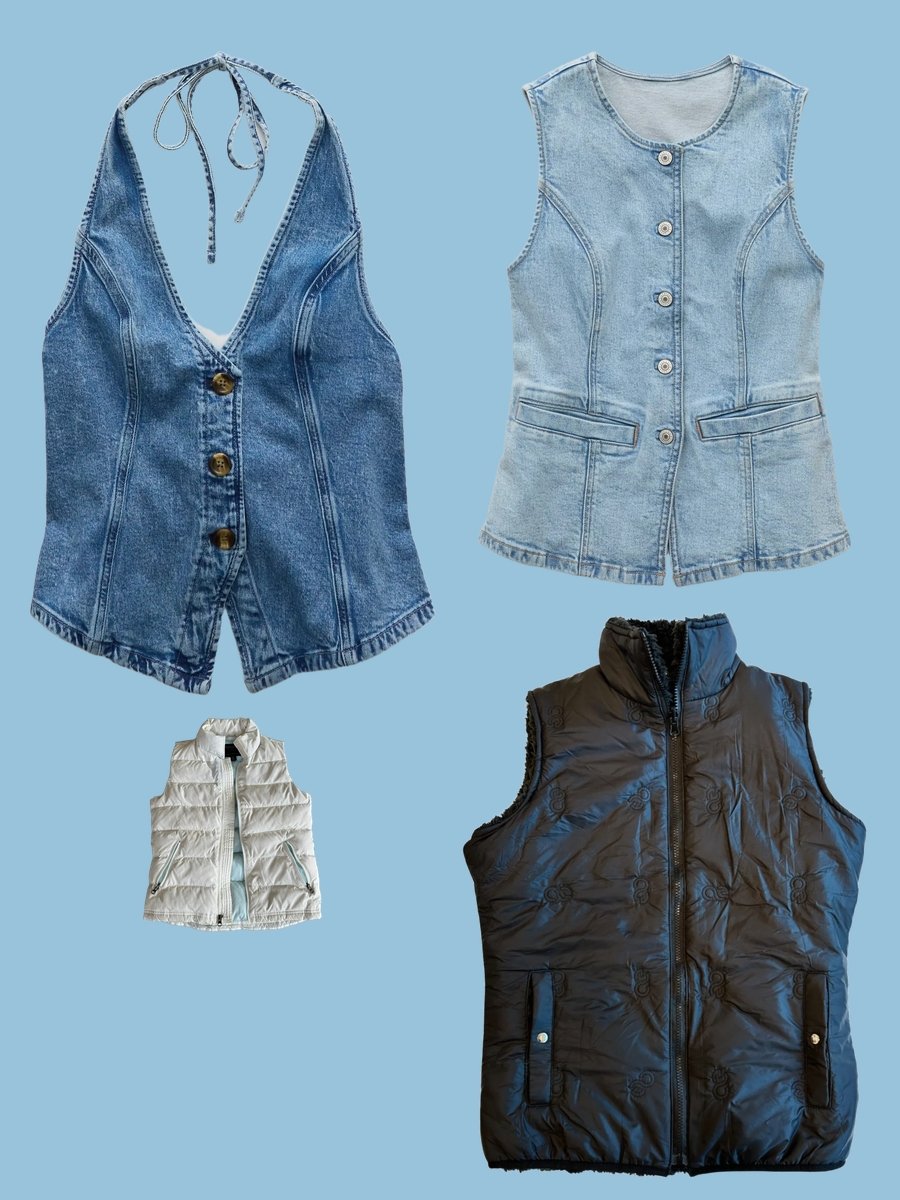 Rock the AE Denim Vest: Effortless Chic Awaits!