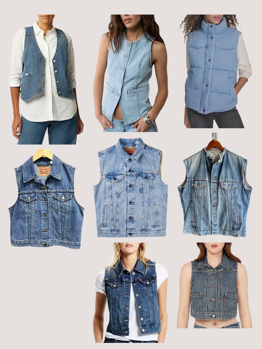 Timeless Style with Levi Denim Vest Elegance